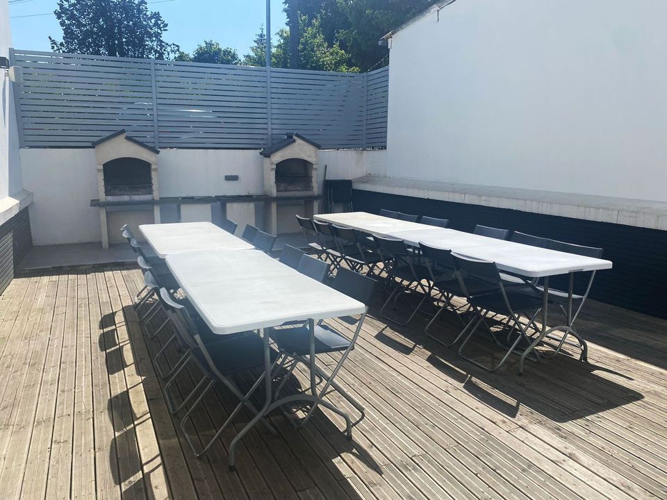 Terrasse avec barbecue
